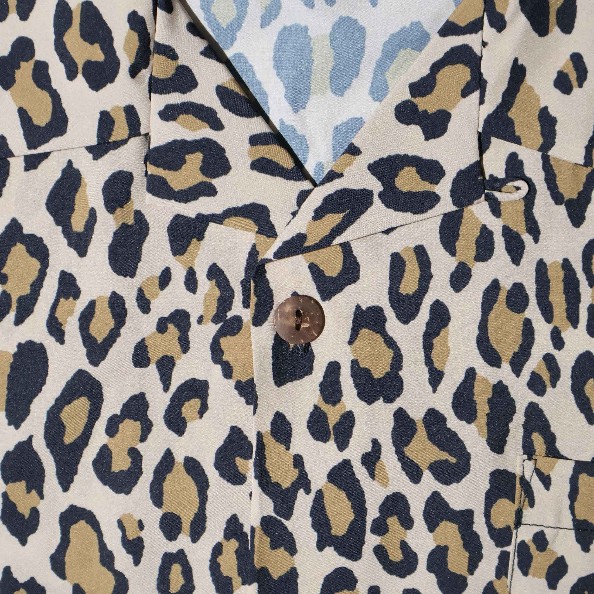 UNIVERD72 / 41239 DRY ALOHA SHIRT (LEOPARD) - TRUTH
