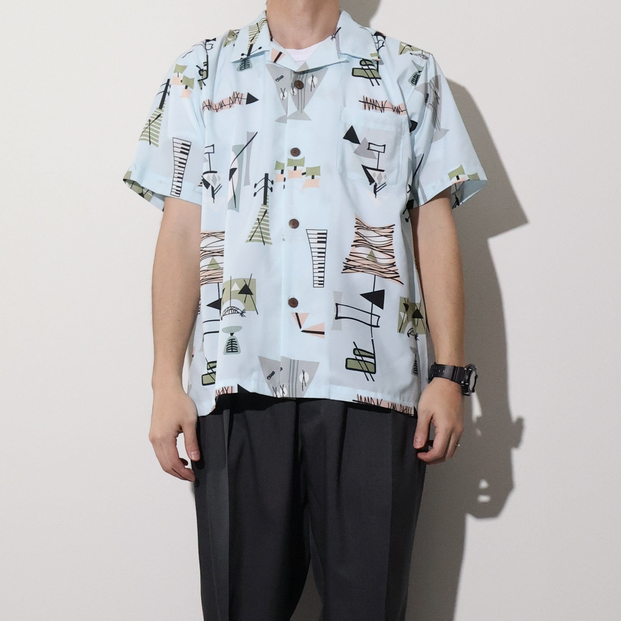 UNIVERD72 / 41338 DRY ALOHA SHIRT (MID-CENTURY) - TRUTH