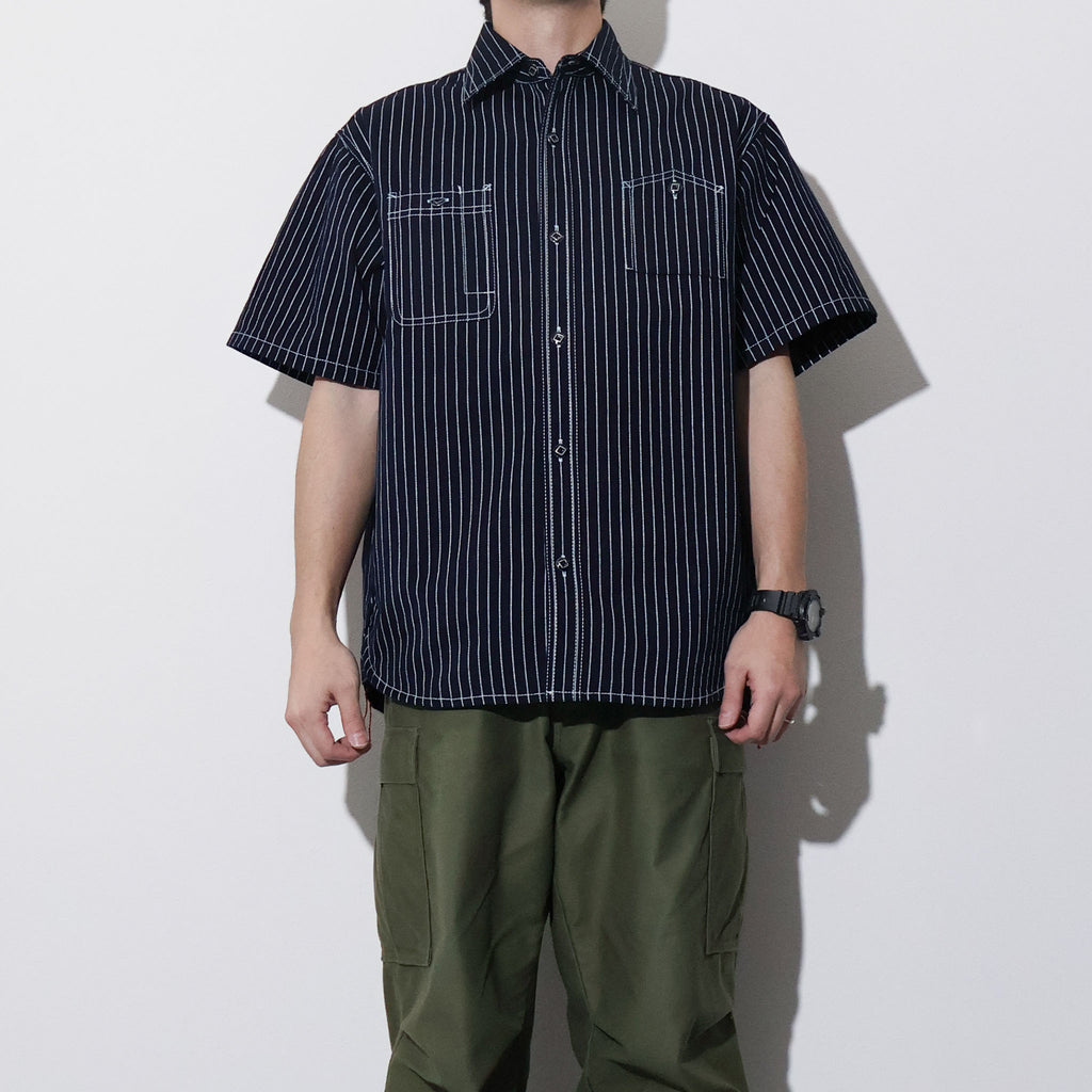 HOUSTON / 41350 WABASH S/S 40'S WORK SHIRTS