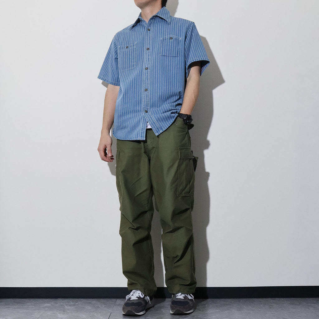HOUSTON / 41350 WABASH S/S 40'S WORK SHIRTS