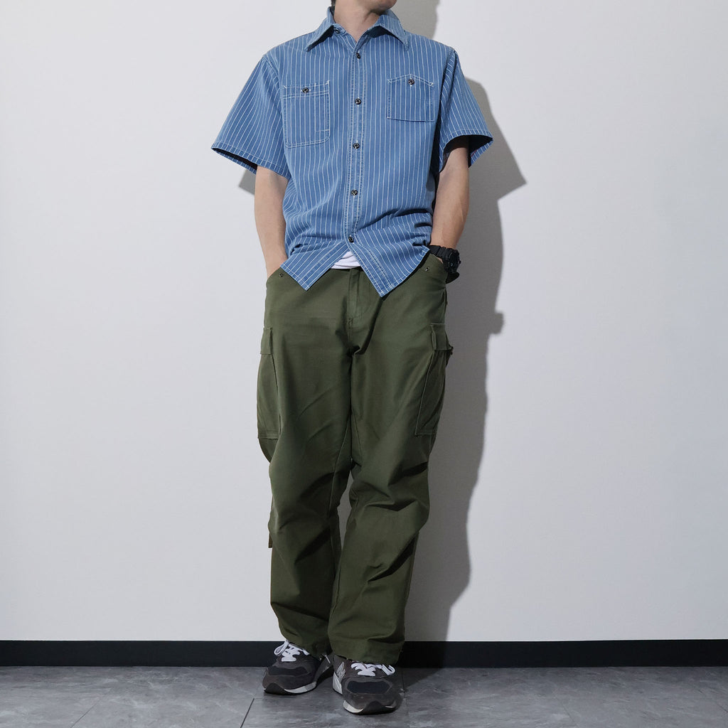 HOUSTON / 41350 WABASH S/S 40'S WORK SHIRTS