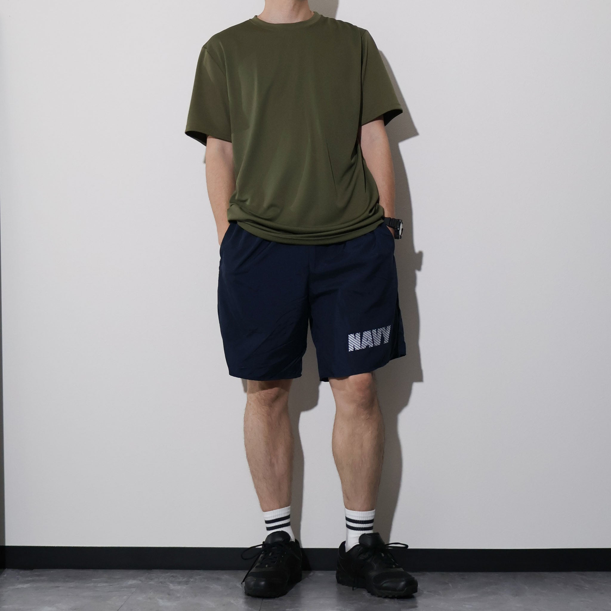 SOFFE / DEAD STOCK US NAVY TRAINING SHORT PANTS