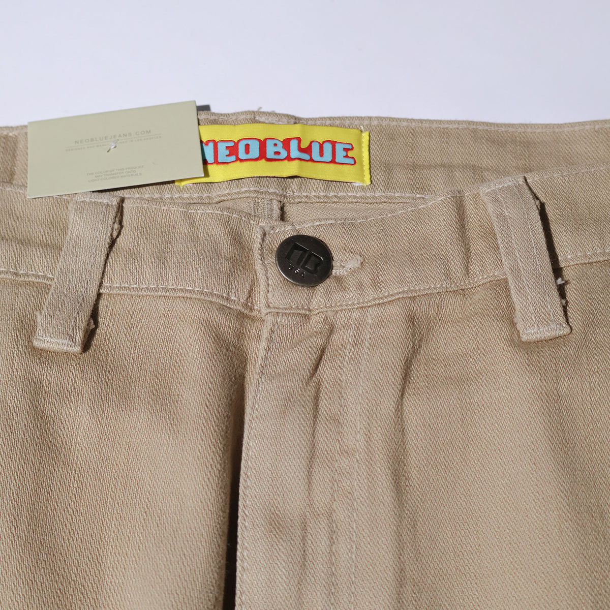 NEO BLUE / BAGGY CHINO CARGO PANTS