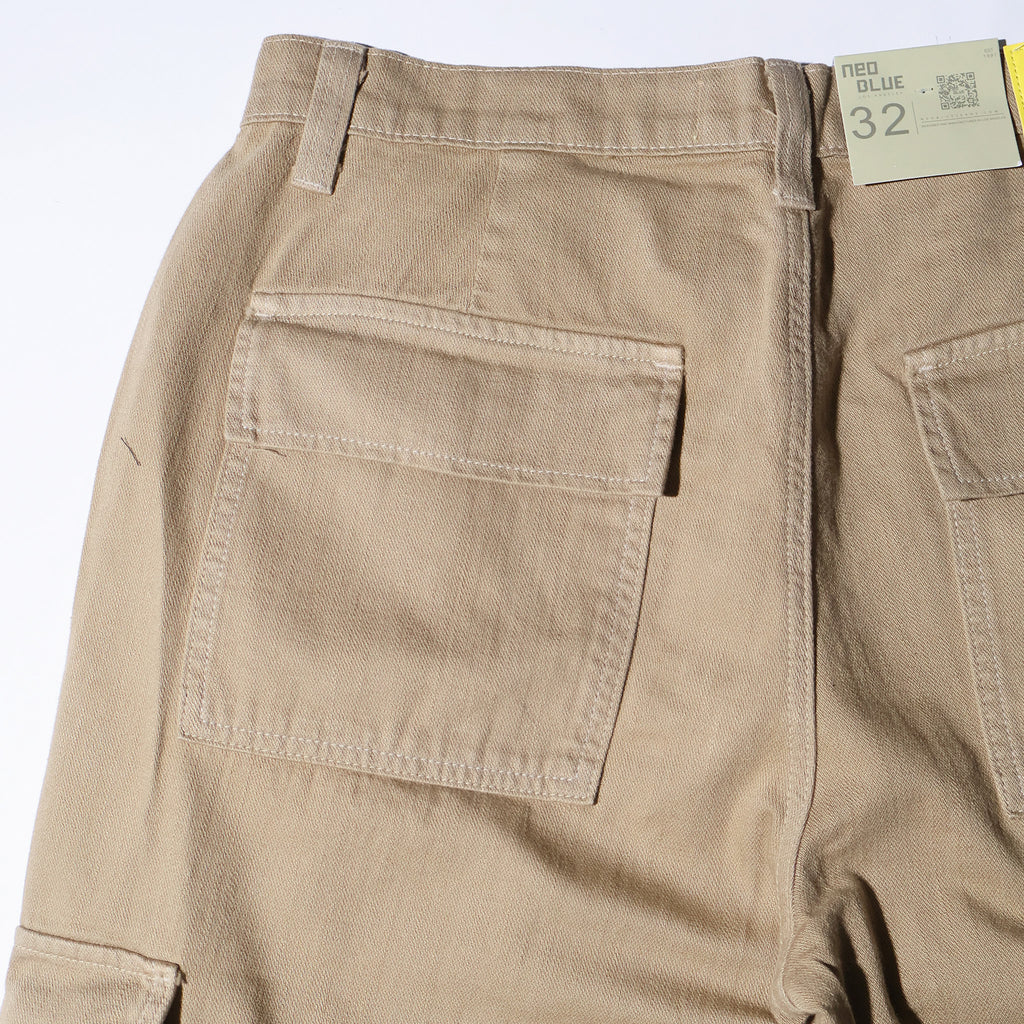 NEO BLUE / BAGGY CHINO CARGO PANTS