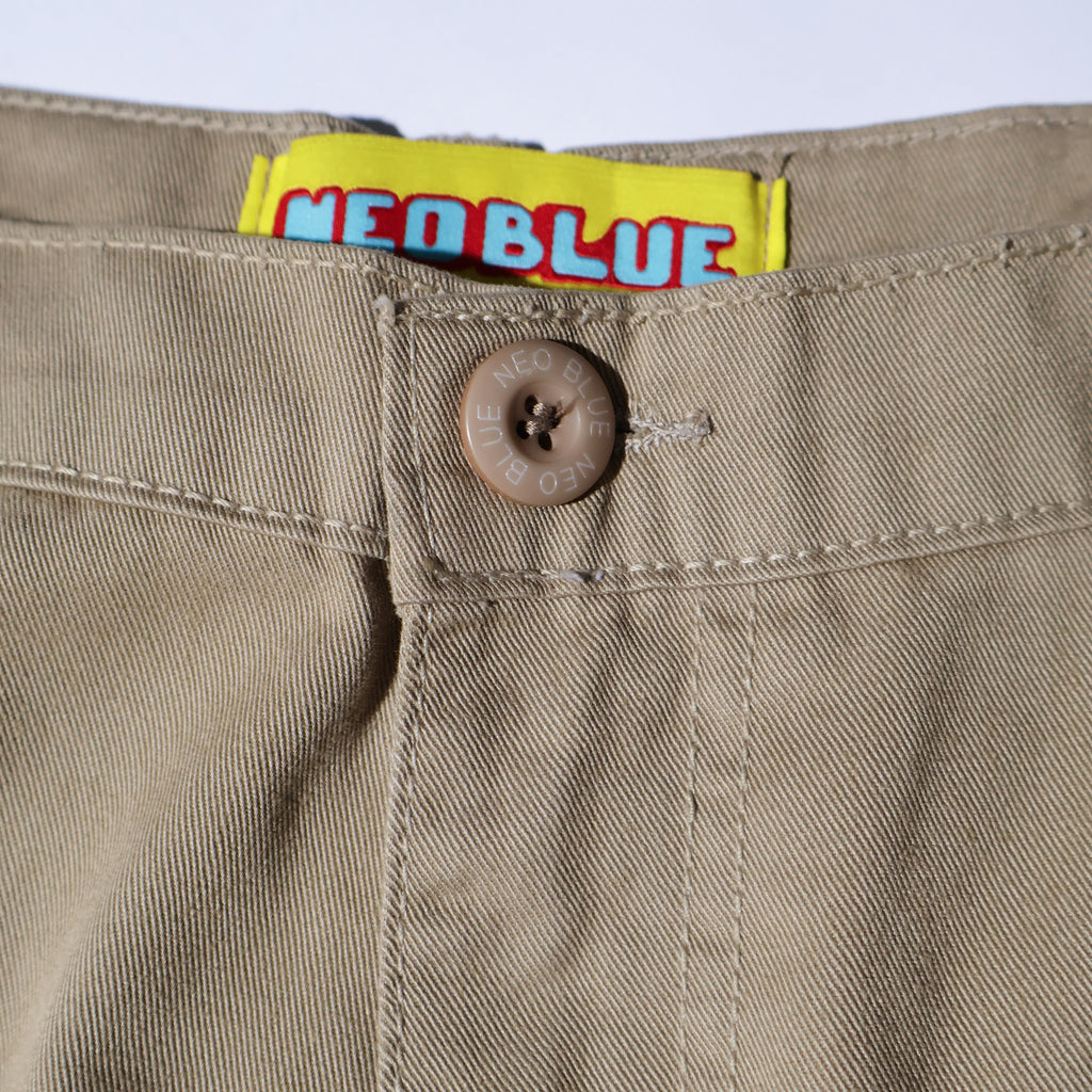 NEO BLUE / BAGGY CHINO PANTS BEIGE