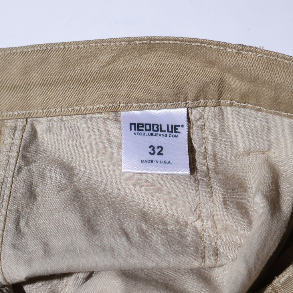 NEO BLUE / BAGGY CHINO PANTS BEIGE