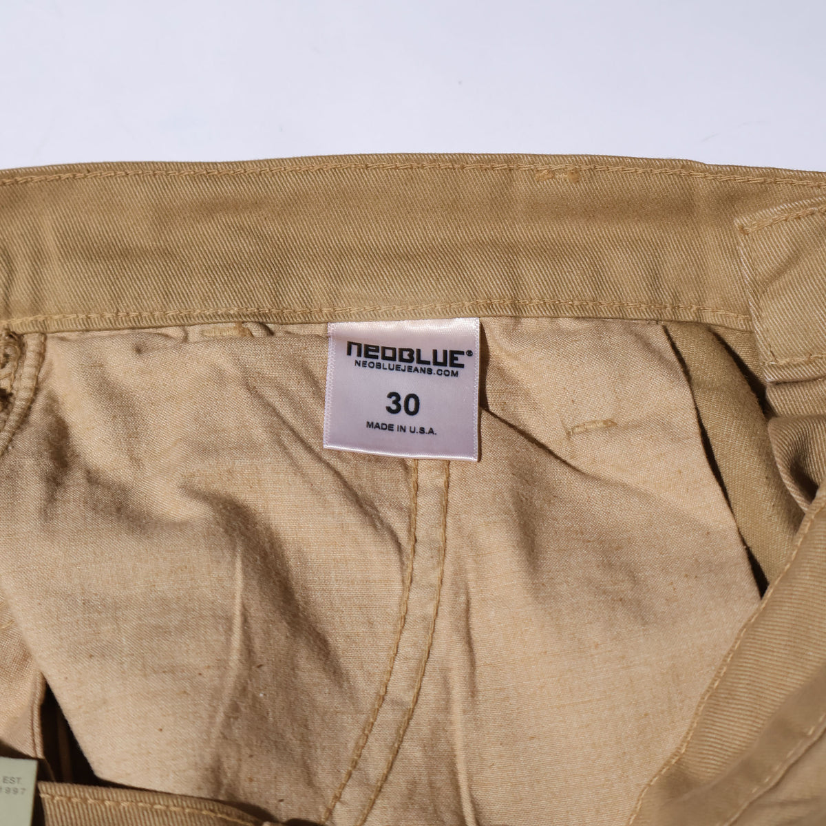 NEO BLUE / BAGGY CHINO PANTS KHAKI