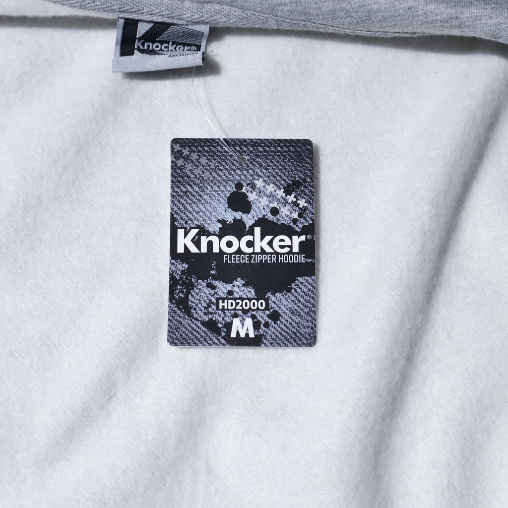 KNOCKER / HEAVY WEIGHT FULL ZIP HOODIE