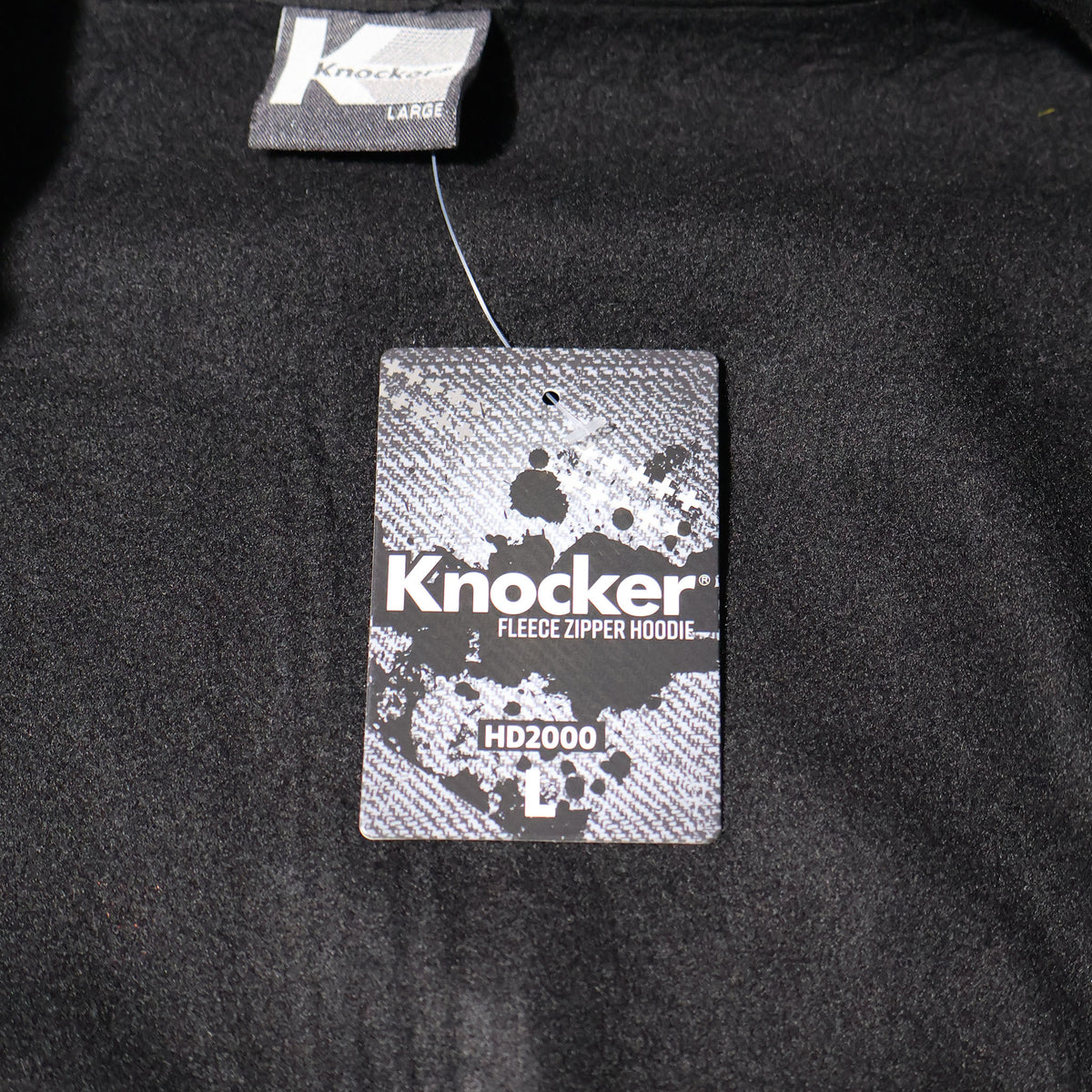 KNOCKER / HEAVY WEIGHT FULL ZIP HOODIE