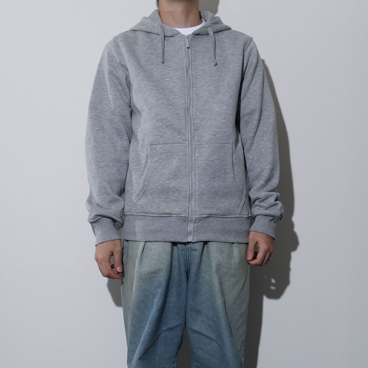 KNOCKER / HEAVY WEIGHT FULL ZIP HOODIE