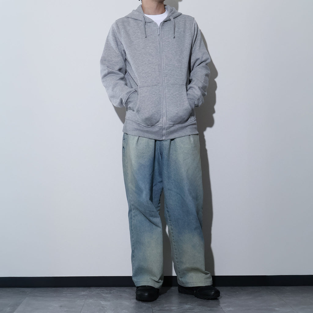 KNOCKER / HEAVY WEIGHT FULL ZIP HOODIE