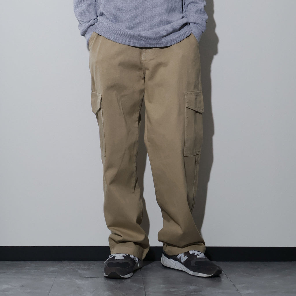 NEO BLUE / BAGGY CHINO CARGO PANTS