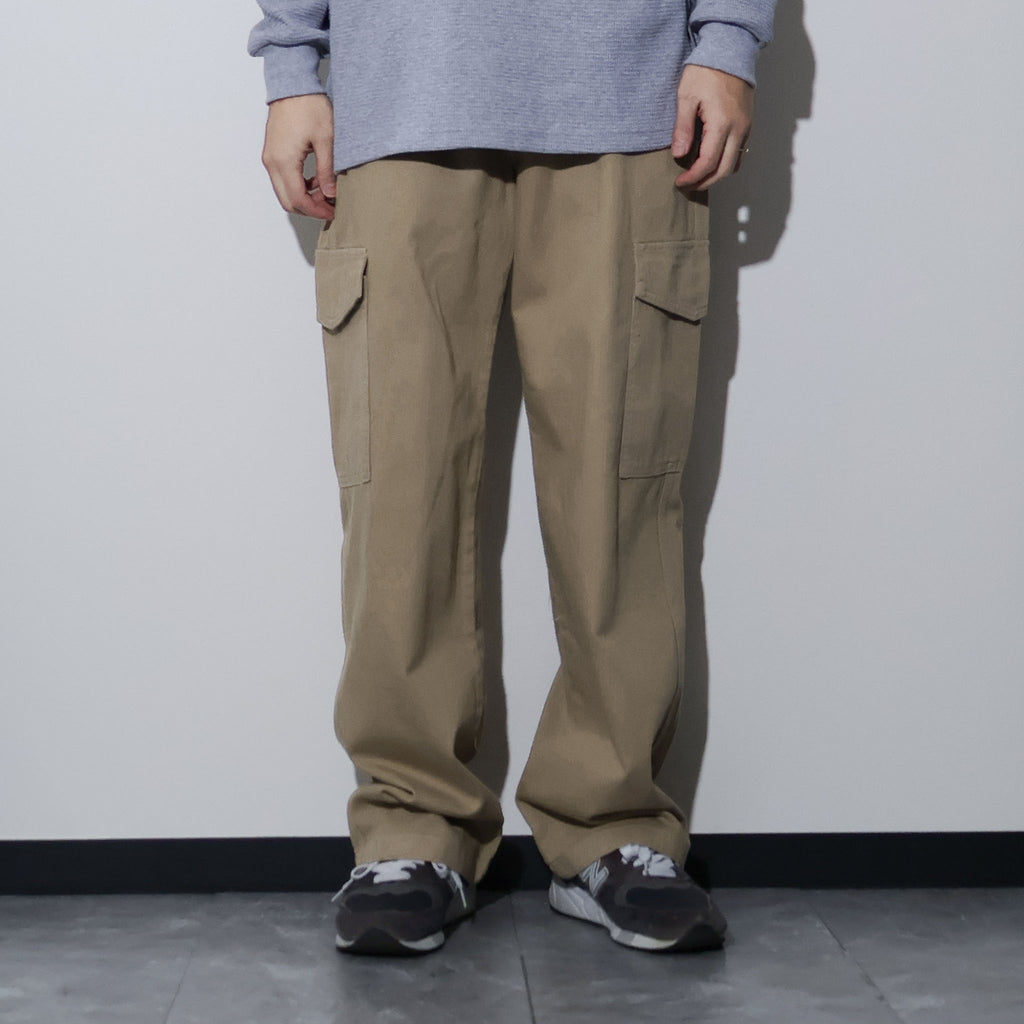 NEO BLUE / BAGGY CHINO CARGO PANTS