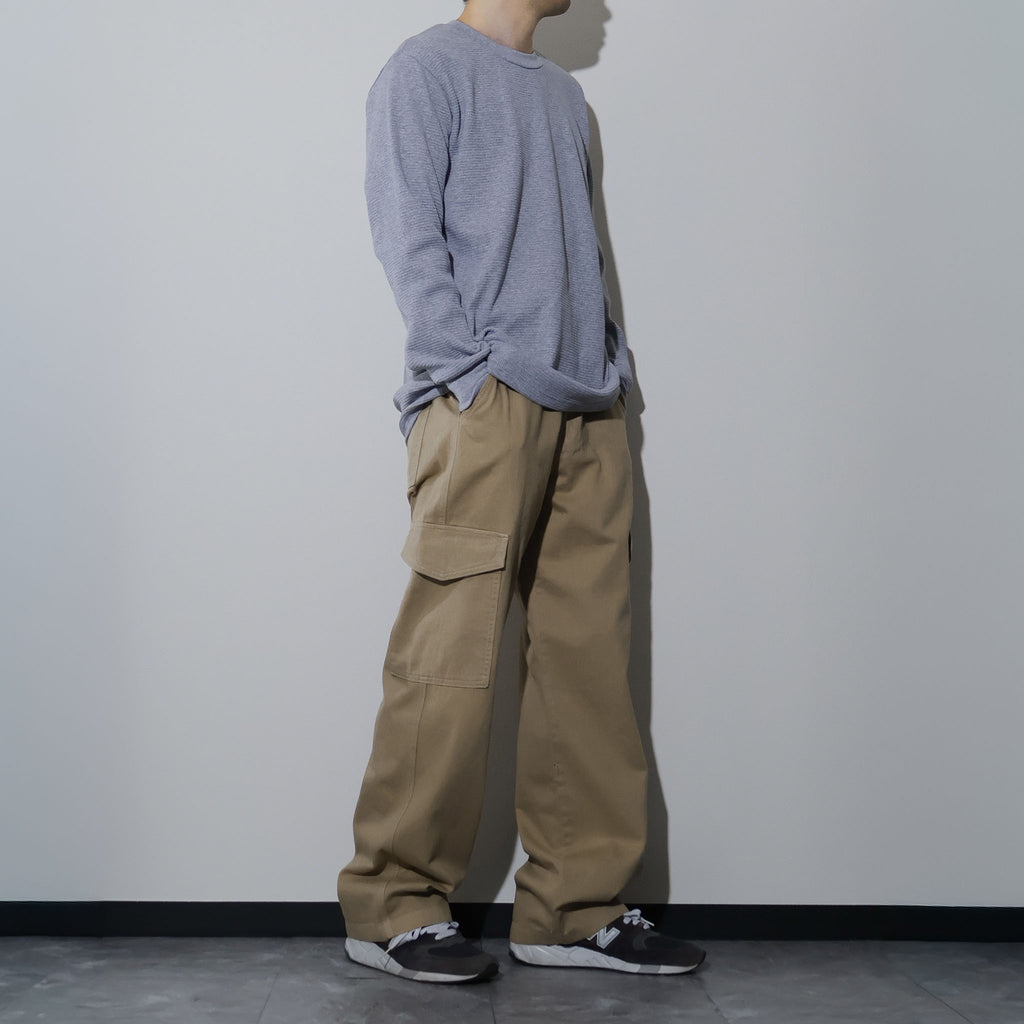 NEO BLUE / BAGGY CHINO CARGO PANTS