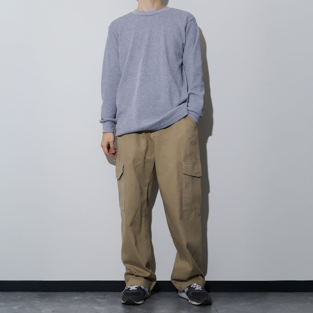 NEO BLUE / BAGGY CHINO CARGO PANTS