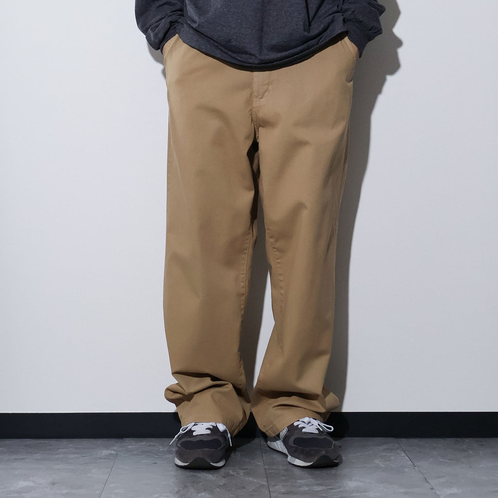 NEO BLUE / BAGGY CHINO PANTS KHAKI
