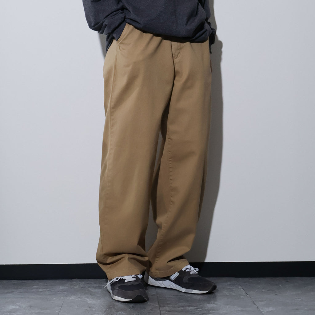 NEO BLUE / BAGGY CHINO PANTS KHAKI