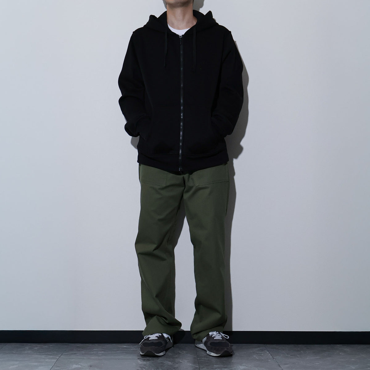 KNOCKER / HEAVY WEIGHT FULL ZIP HOODIE