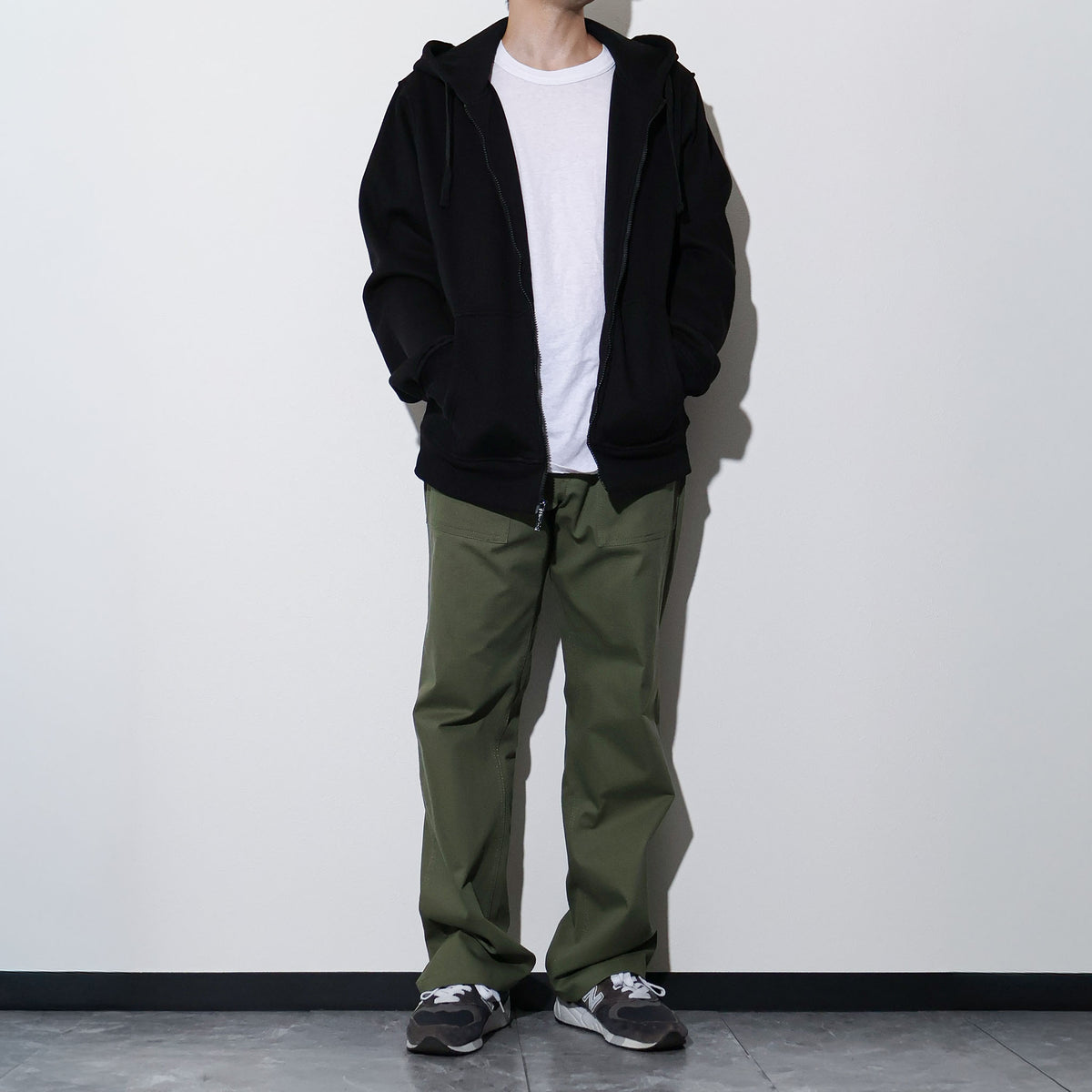 KNOCKER / HEAVY WEIGHT FULL ZIP HOODIE