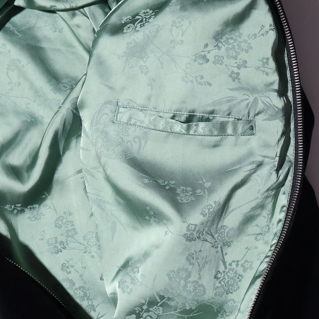 HOUSTON / 51641 VELVETEEN VIETNAM JACKET (SKULL)