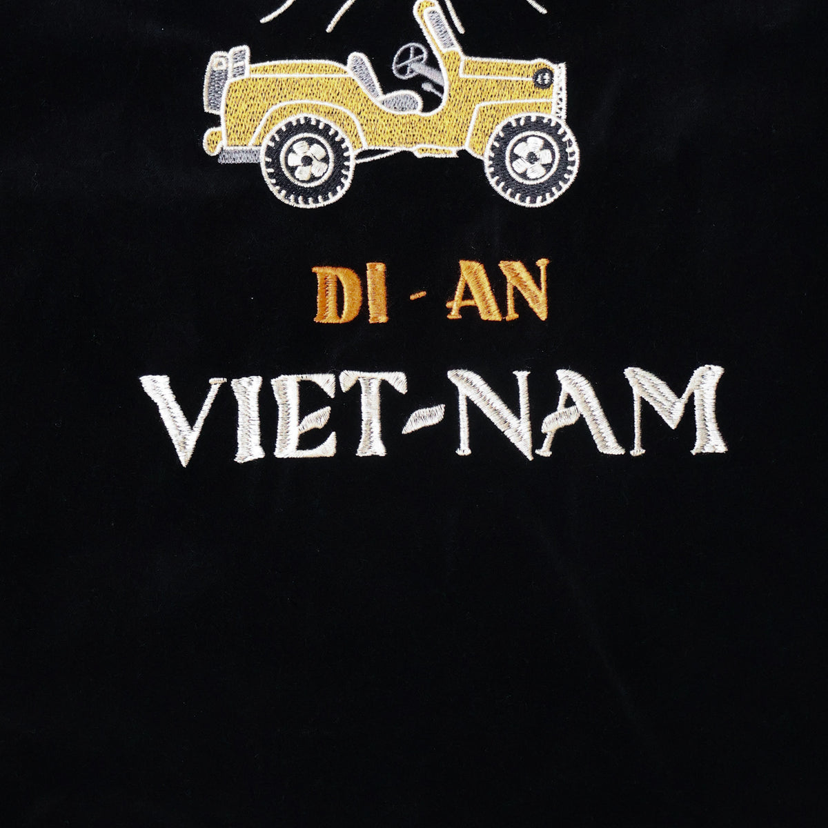 HOUSTON / 51641 VELVETEEN VIETNAM JACKET (SKULL)