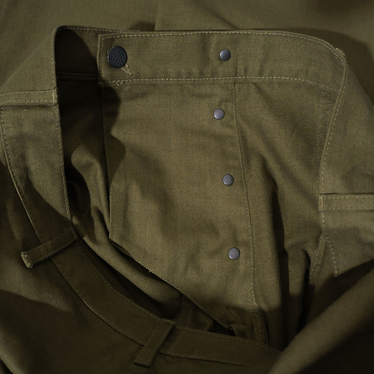 HOUSTON / 10158 U.S.ARMY HBT UTILITY TROUSERS (TAPERD) OLIVE