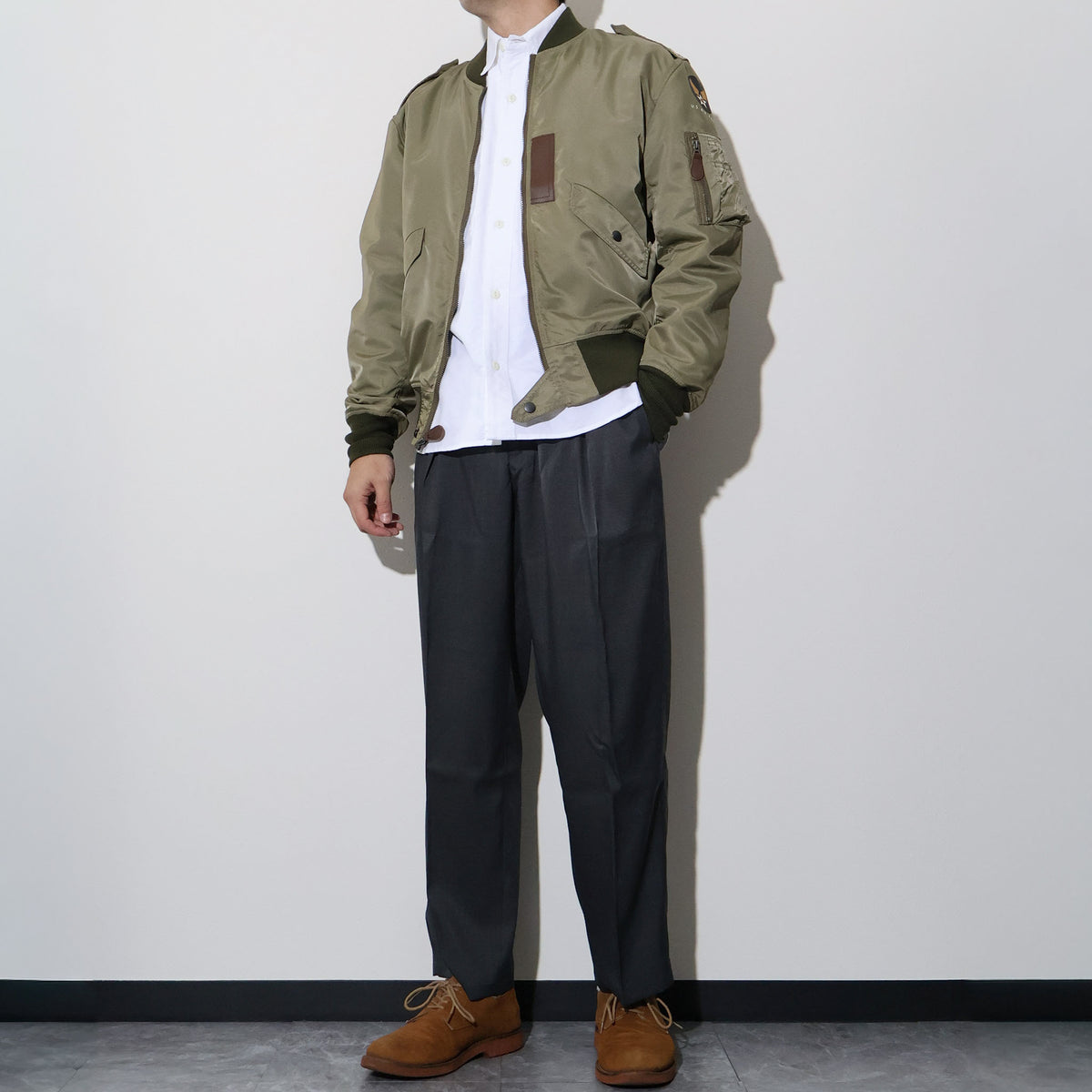 HOUSTON / 5L-2X L-2 FLIGHT JACKET MADE IN JAPAN