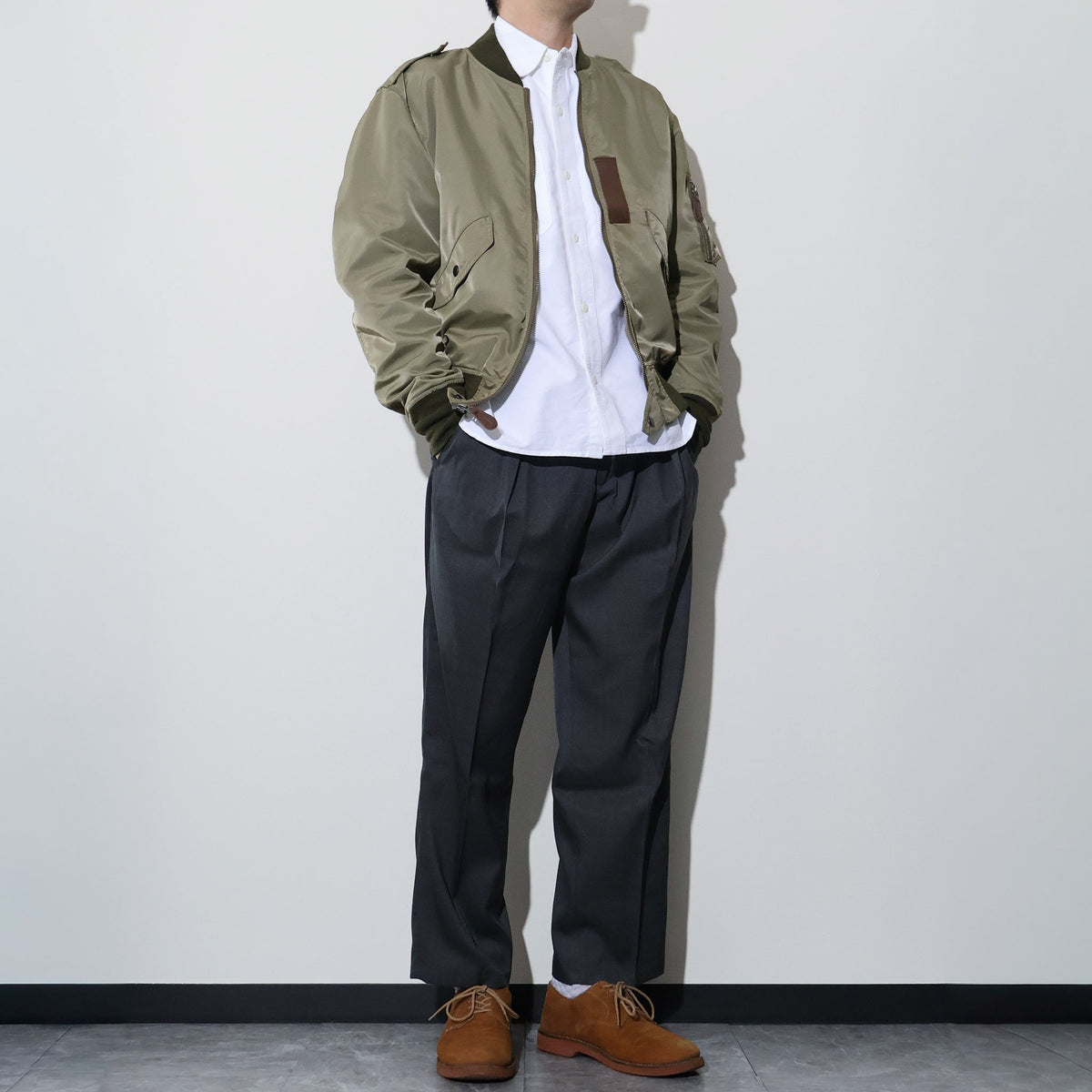 HOUSTON / 5L-2X L-2 FLIGHT JACKET MADE IN JAPAN