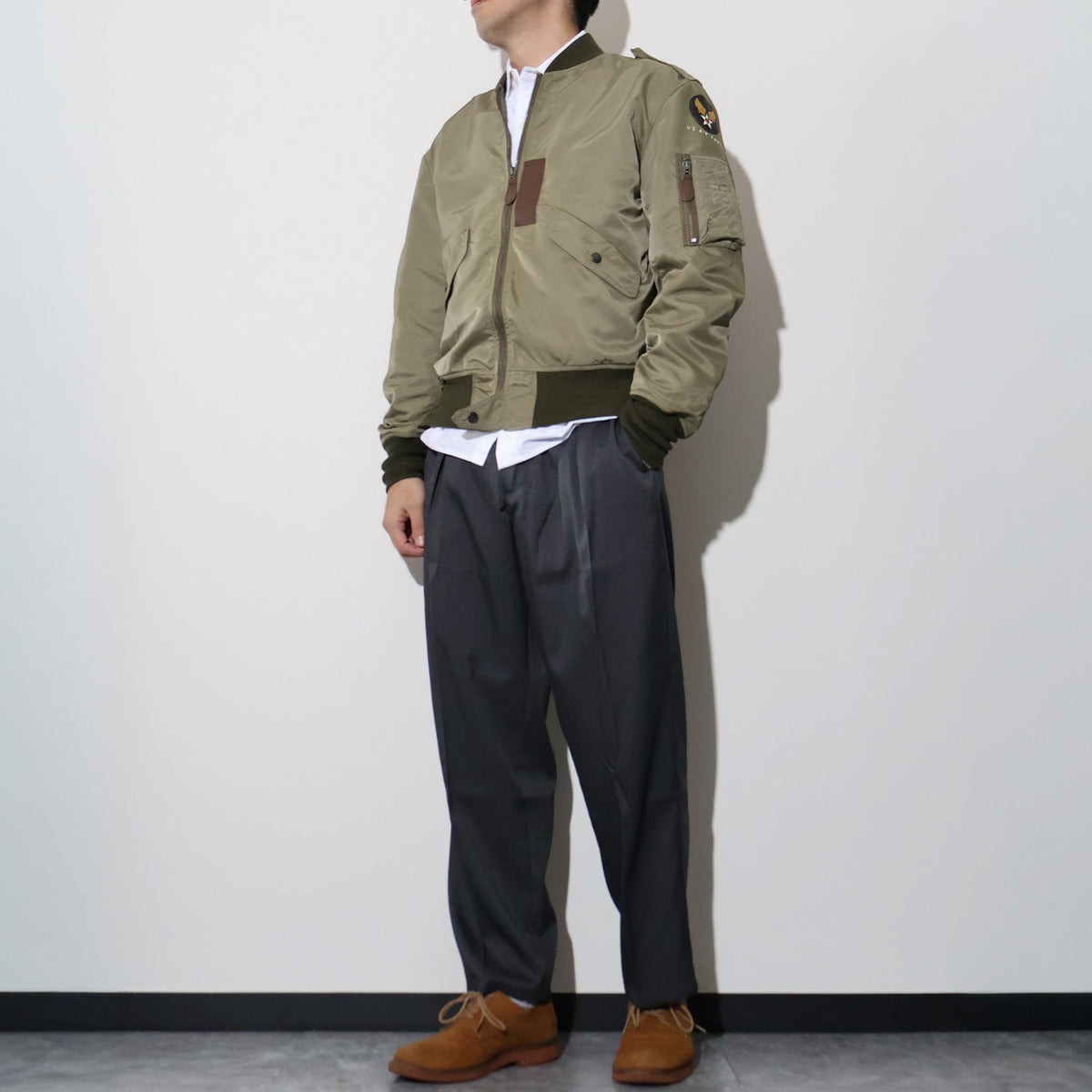 HOUSTON / 5L-2X L-2 FLIGHT JACKET MADE IN JAPAN