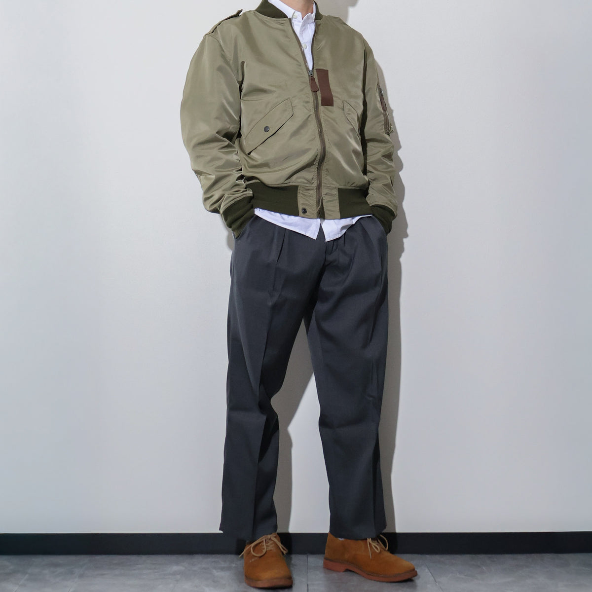 HOUSTON / 5L-2X L-2 FLIGHT JACKET MADE IN JAPAN