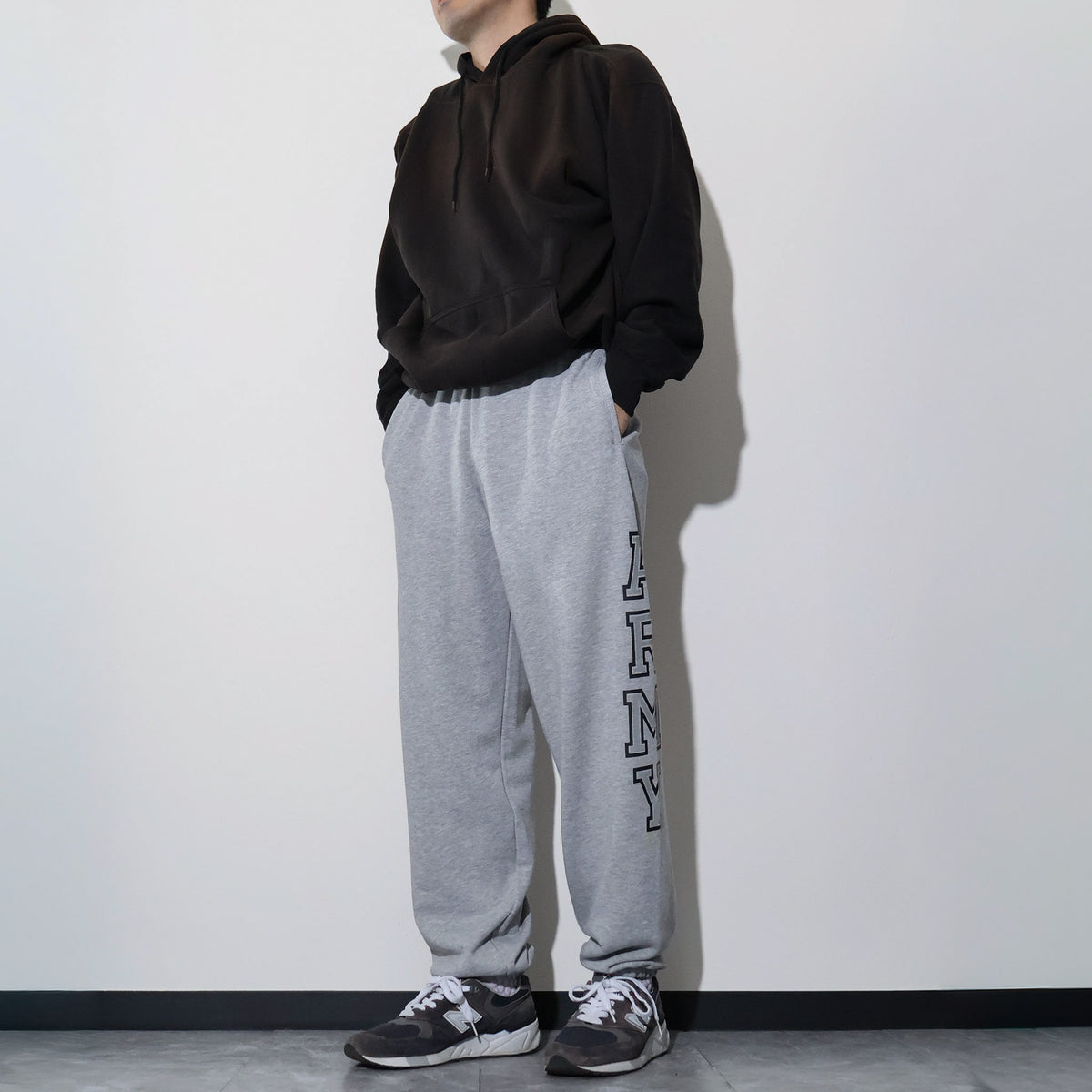 HOUSTON / 10195 REFLECTOR PRINT SWEAT PANTS ARMY