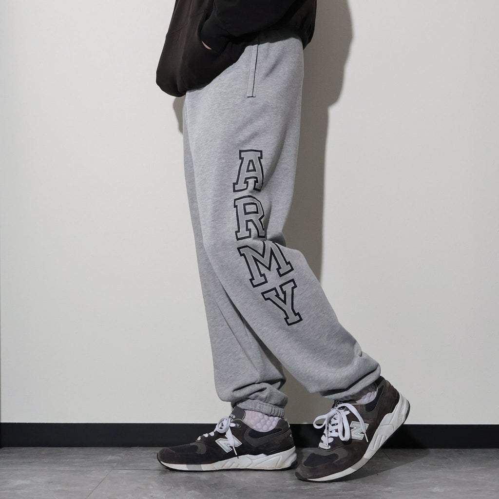 HOUSTON / 10195 REFLECTOR PRINT SWEAT PANTS ARMY