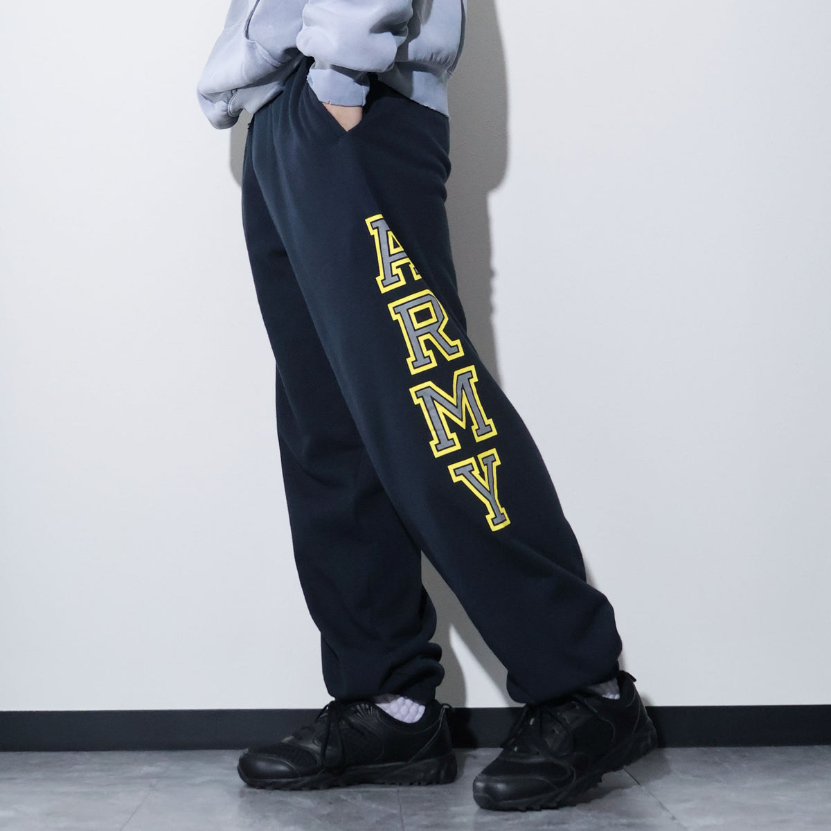HOUSTON / 10195 REFLECTOR PRINT SWEAT PANTS ARMY