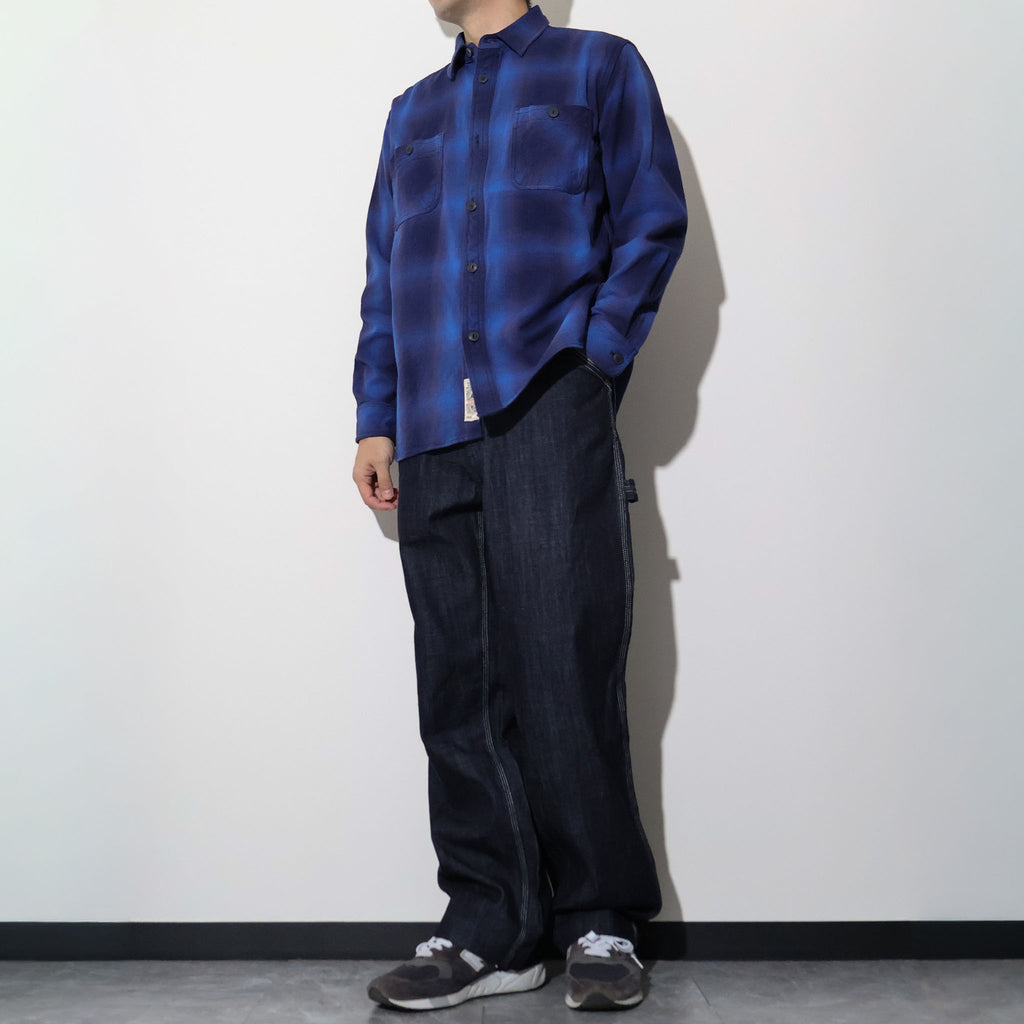 HOUSTON / 41252 OMBRE CHECK VIYELLA SHIRT