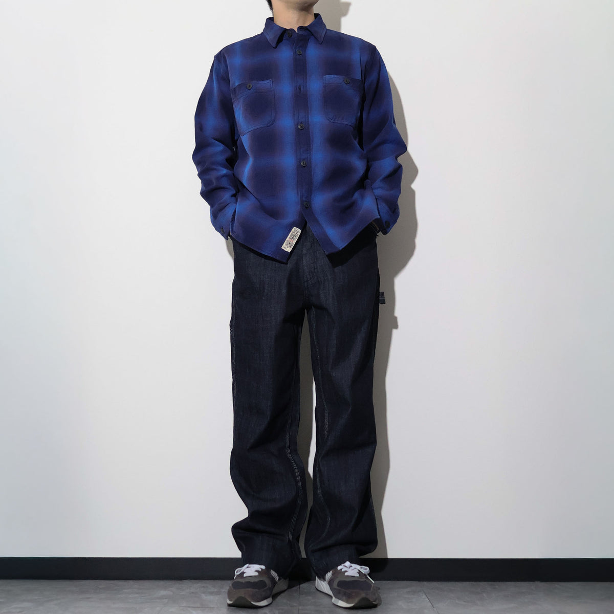 HOUSTON / 41252 OMBRE CHECK VIYELLA SHIRT