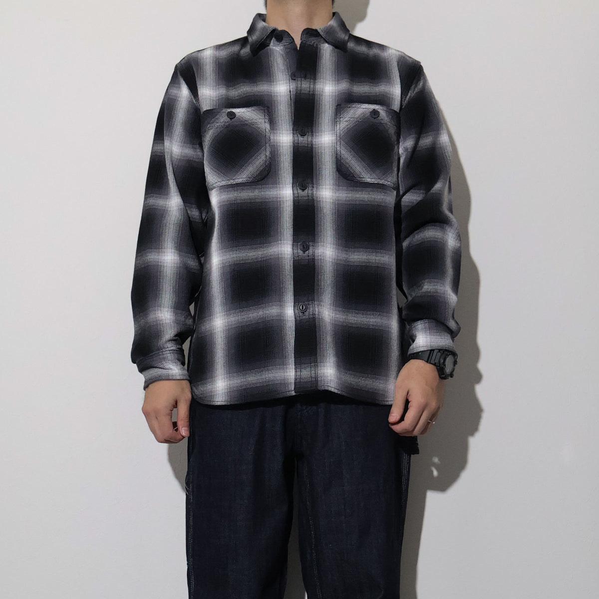 HOUSTON / 41252 OMBRE CHECK VIYELLA SHIRT