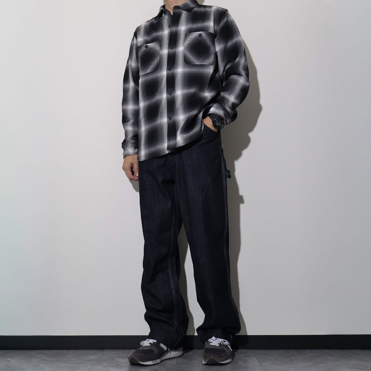 HOUSTON / 41252 OMBRE CHECK VIYELLA SHIRT