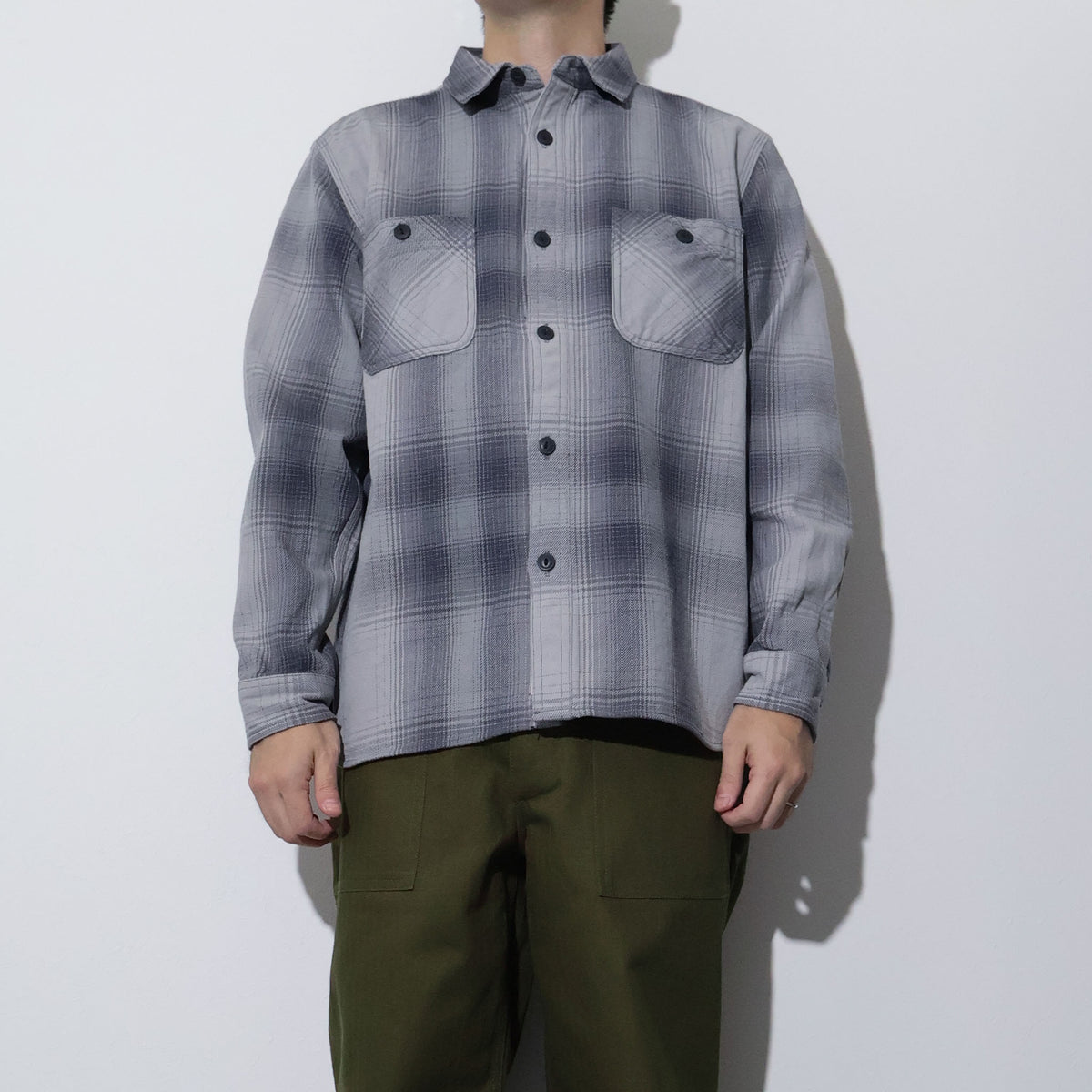 HOUSTON / 41252 OMBRE CHECK VIYELLA SHIRT