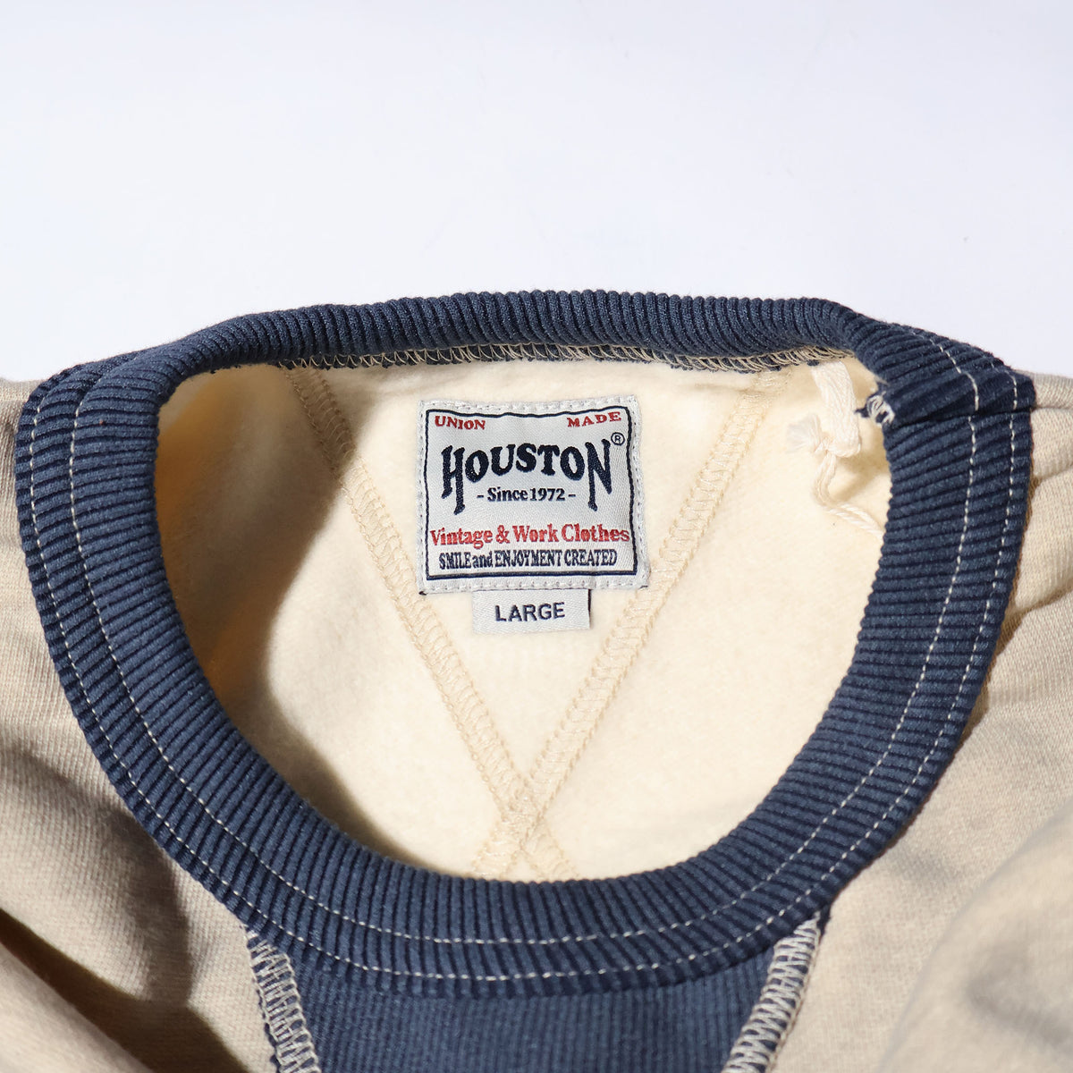 HOUSTON / 22460 TWO TONE C/N SWEAT (BEE)