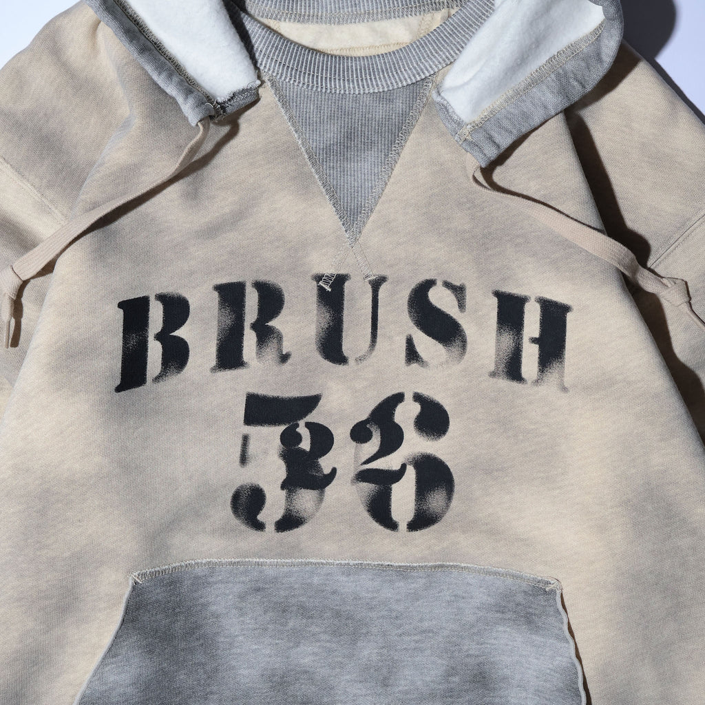 HOUSTON / 22461 TWO TONE SWEAT HOODIE (BRUSH)