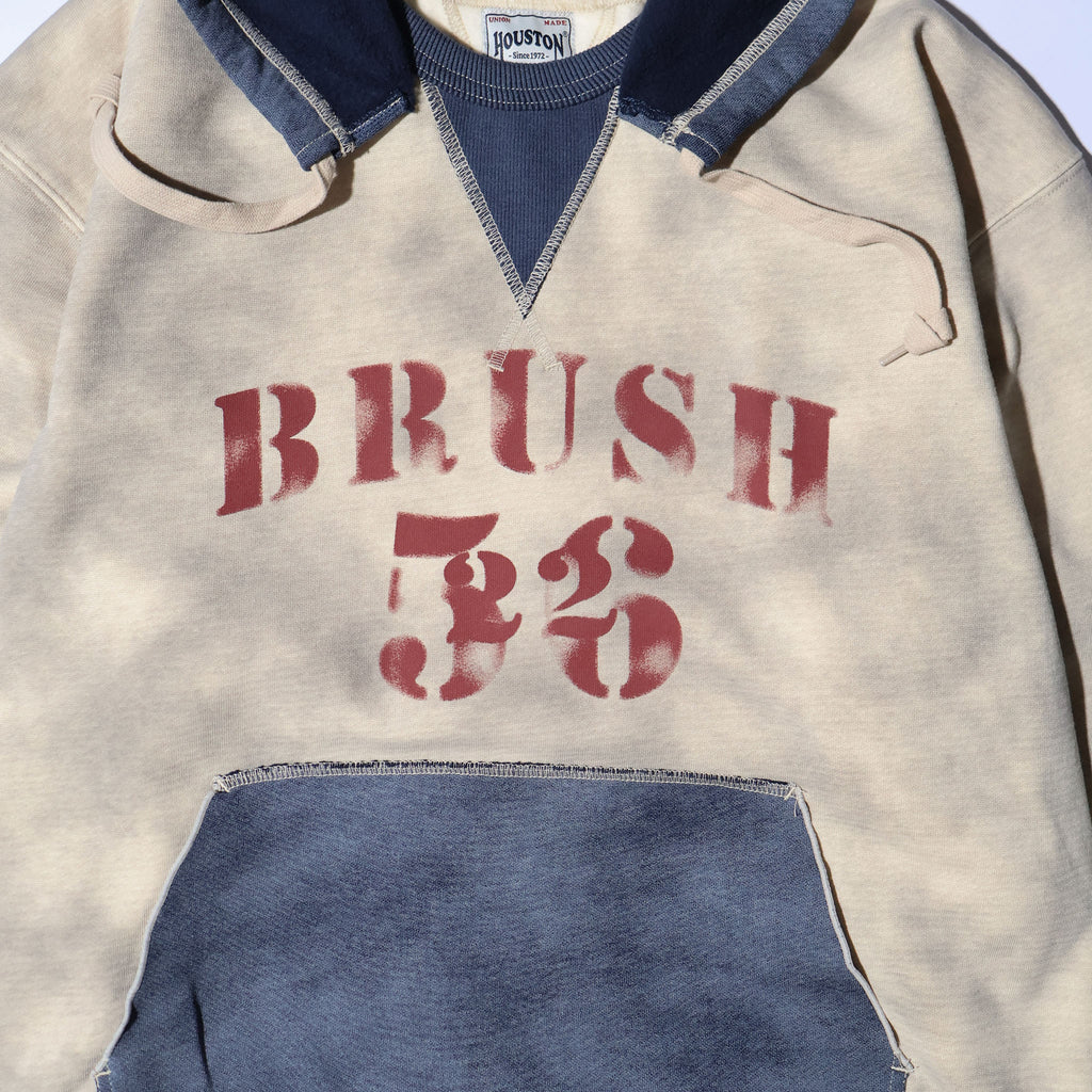 HOUSTON / 22461 TWO TONE SWEAT HOODIE (BRUSH)
