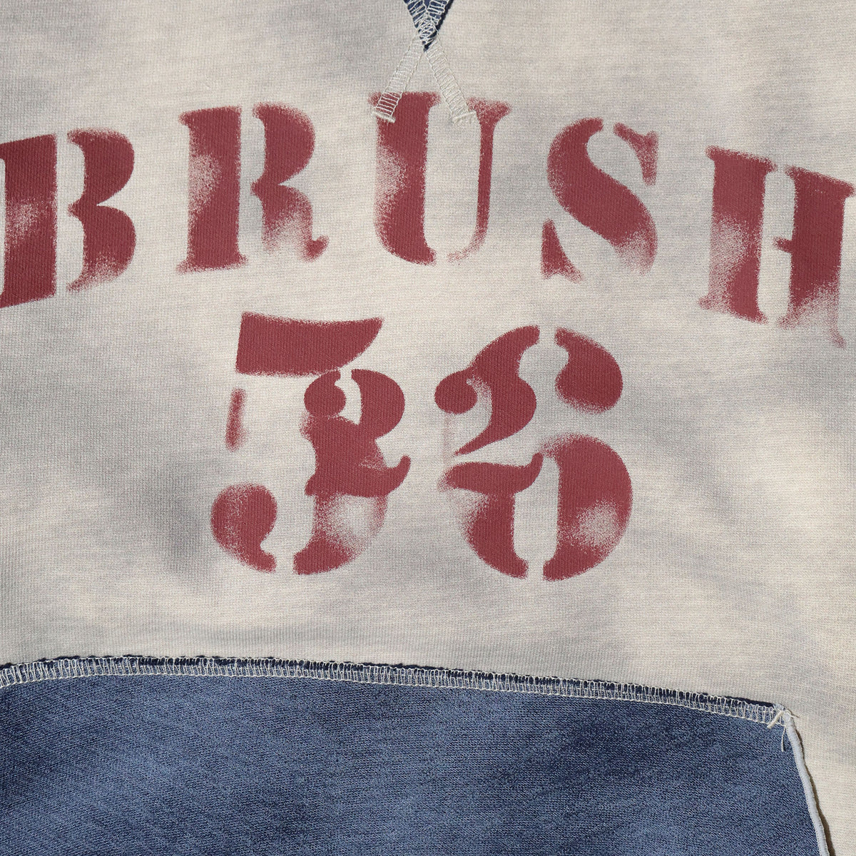 HOUSTON / 22461 TWO TONE SWEAT HOODIE (BRUSH)