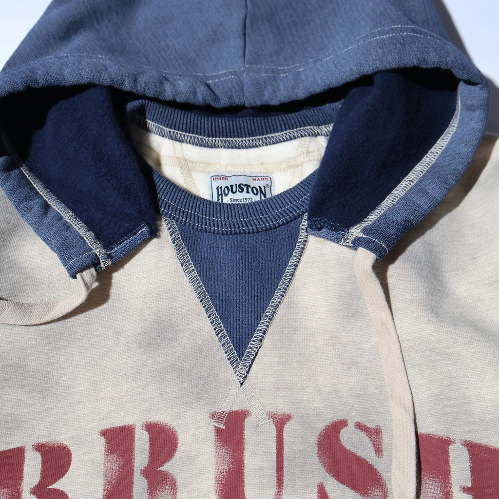 HOUSTON / 22461 TWO TONE SWEAT HOODIE (BRUSH)