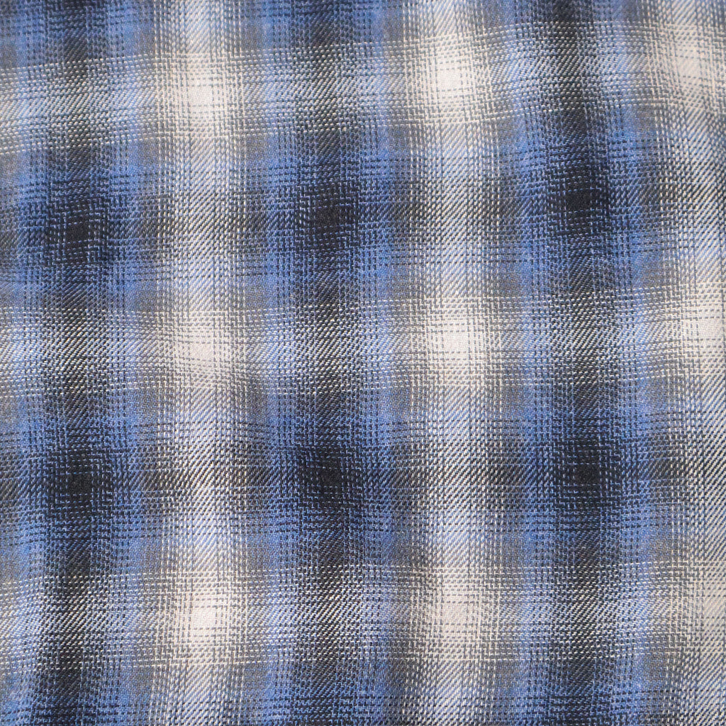 HOUSTON / 41371 VINTAGE OMBRE CHECK FLANNEL SHIRT