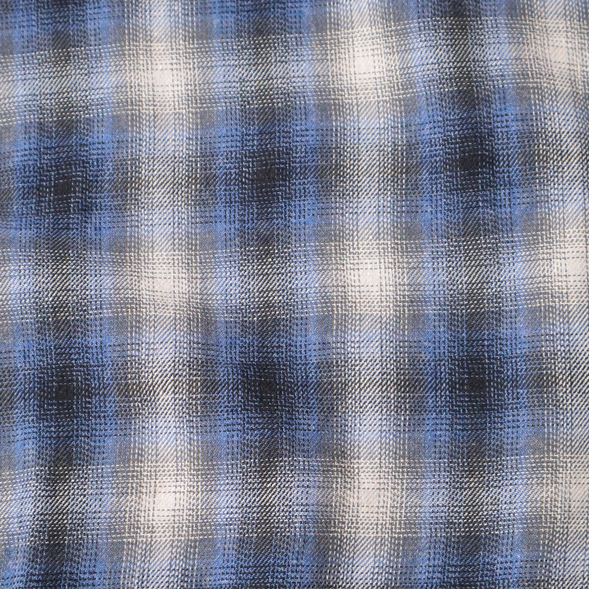 HOUSTON / 41371 VINTAGE OMBRE CHECK FLANNEL SHIRT
