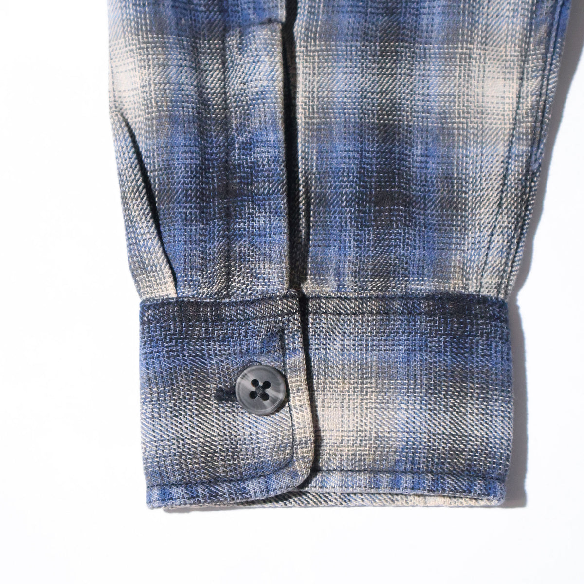HOUSTON / 41371 VINTAGE OMBRE CHECK FLANNEL SHIRT