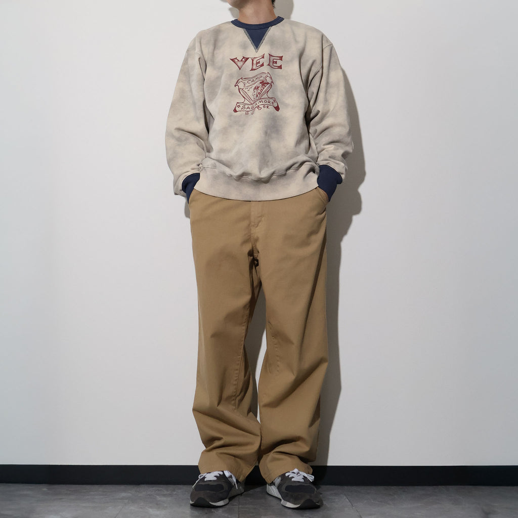 HOUSTON / 22460 TWO TONE C/N SWEAT (BEE)
