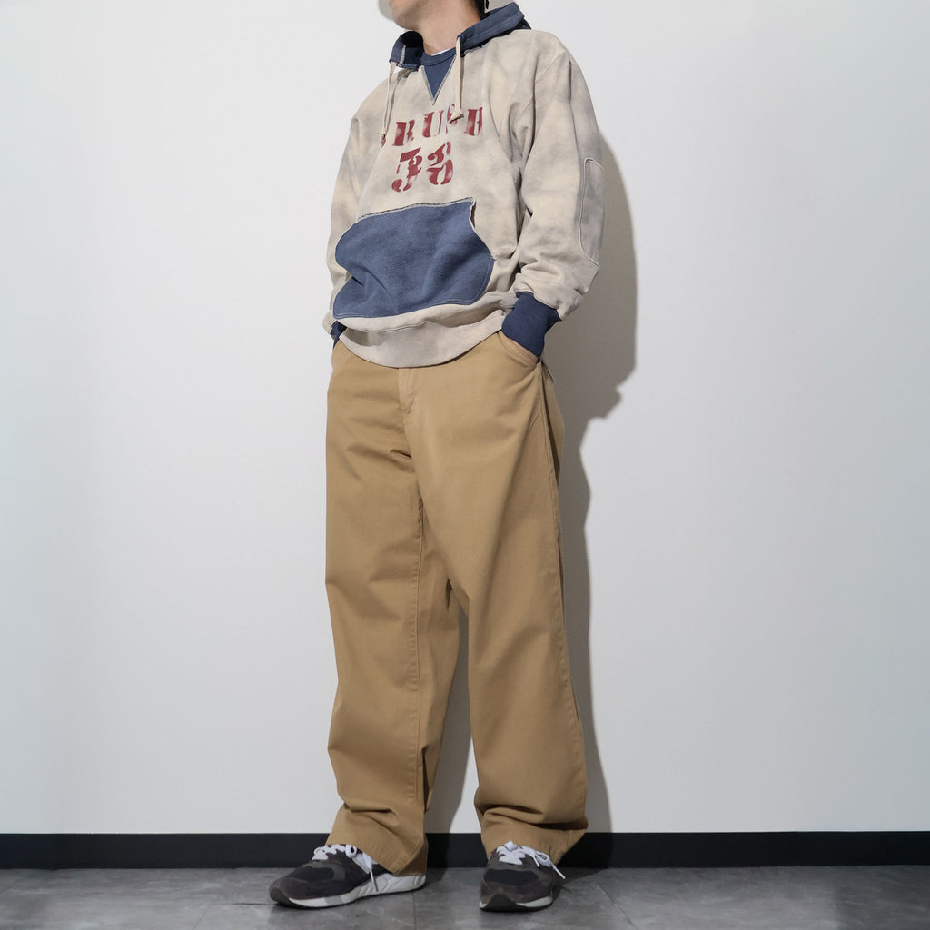 HOUSTON / 22461 TWO TONE SWEAT HOODIE (BRUSH)