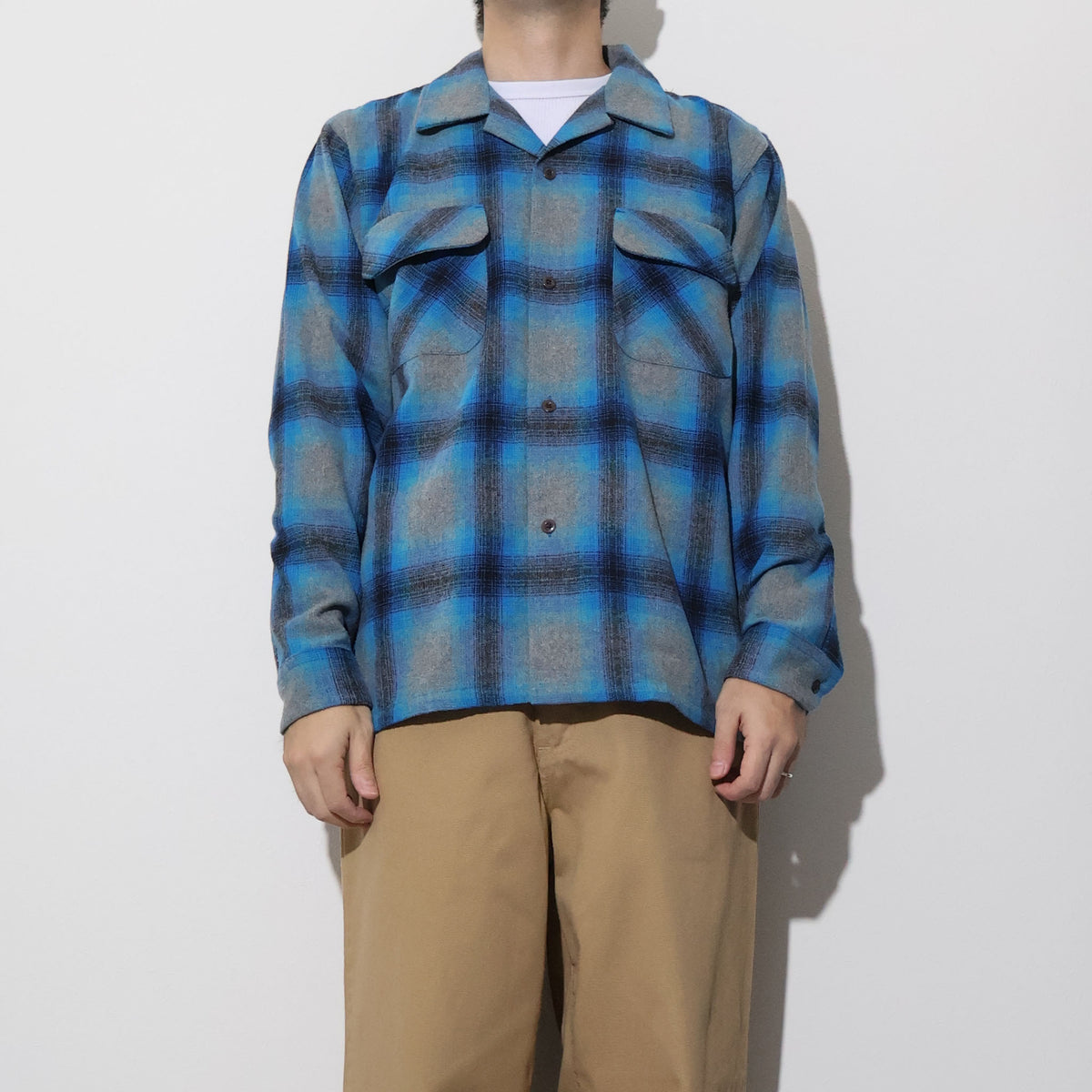 HOUSTON / 41357 MIX WOOL BOARD SHIRT