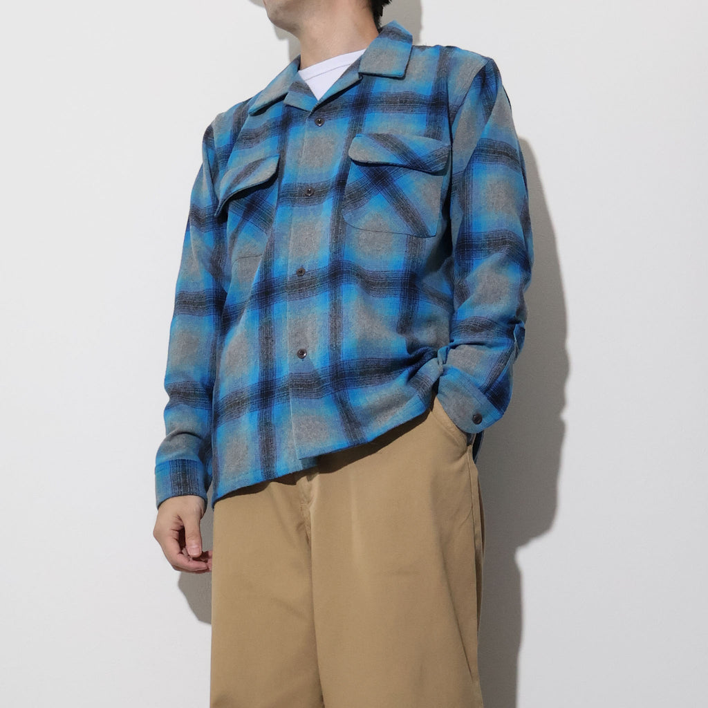 HOUSTON / 41357 MIX WOOL BOARD SHIRT
